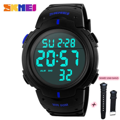 Men Ladies Sports Watches Chronos Countdown Watch Waterproof LED Digital Watch The Clothing Company Sydney