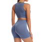 2 Piece Yoga Set Gym Set Workout Seamless Leggings Sports Bra Suit Female Clothing High Waist Shorts Set The Clothing Company Sydney