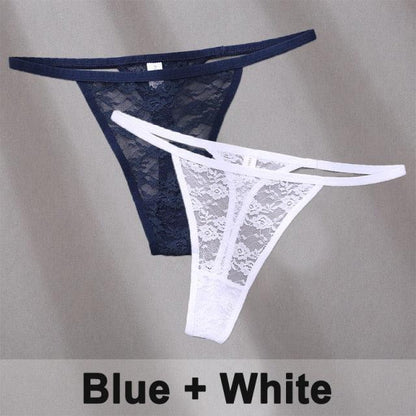 2 pack Women's Underwear Lace Panties Floral Lingerie Panties Thong G-String Pantys Perspective Intimates The Clothing Company Sydney