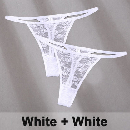 2 pack Women's Underwear Lace Panties Floral Lingerie Panties Thong G-String Pantys Perspective Intimates The Clothing Company Sydney