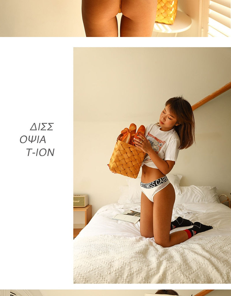 3 Pack Transparent Sport Panties Set Underwear Seamless Thongs G-String Comfort Lady Lingerie Soft Briefs The Clothing Company Sydney