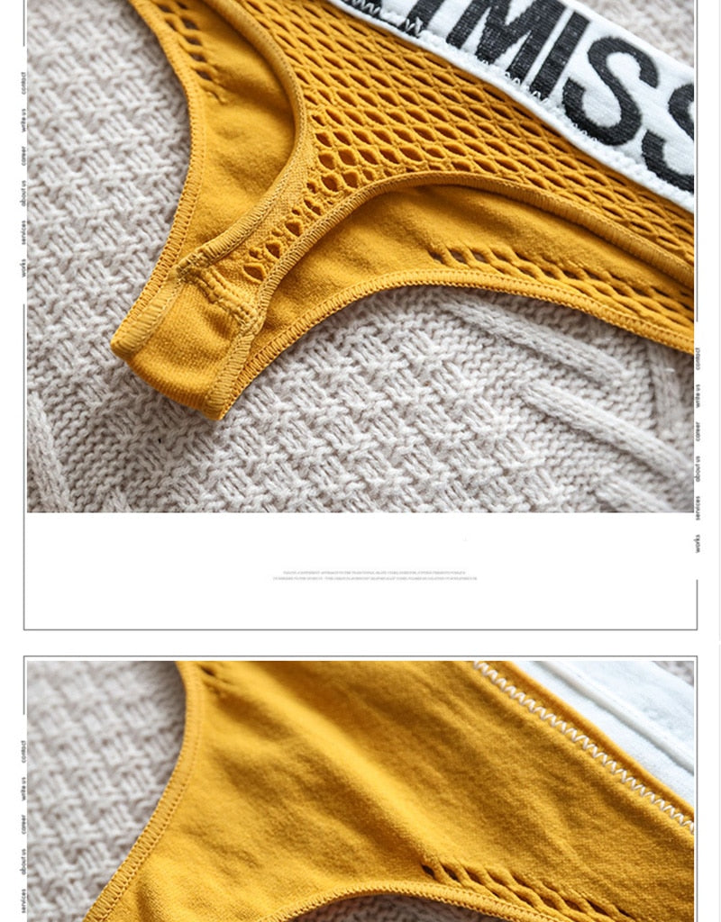 3 Pack Transparent Sport Panties Set Underwear Seamless Thongs G-String Comfort Lady Lingerie Soft Briefs The Clothing Company Sydney