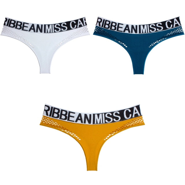 3 Pack Transparent Sport Panties Set Underwear Seamless Thongs G-String Comfort Lady Lingerie Soft Briefs The Clothing Company Sydney