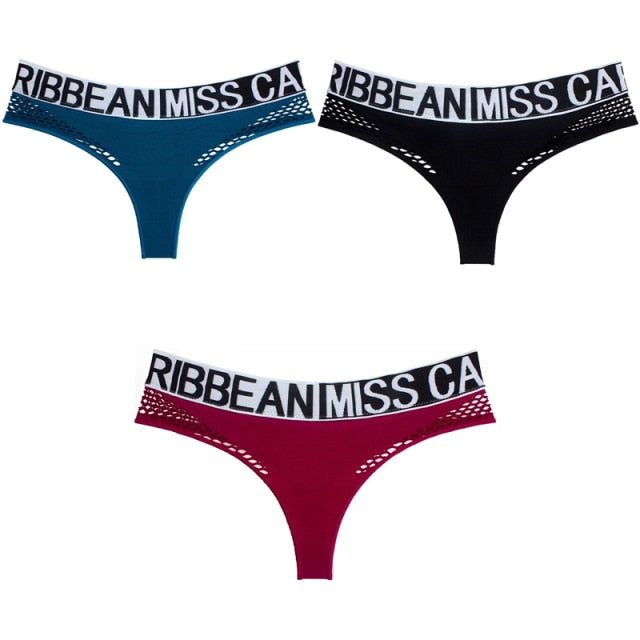 3 Pack Transparent Sport Panties Set Underwear Seamless Thongs G-String Comfort Lady Lingerie Soft Briefs The Clothing Company Sydney