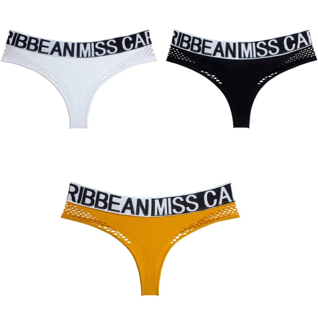 3 Pack Transparent Sport Panties Set Underwear Seamless Thongs G-String Comfort Lady Lingerie Soft Briefs The Clothing Company Sydney