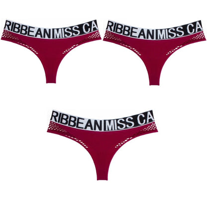 3 Pack Transparent Sport Panties Set Underwear Seamless Thongs G-String Comfort Lady Lingerie Soft Briefs The Clothing Company Sydney