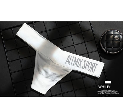 3 Pack Women's Cotton T-Back Panties Set Underwear Seamless Letter Solid Thongs G-String Low Waist Lingerie The Clothing Company Sydney