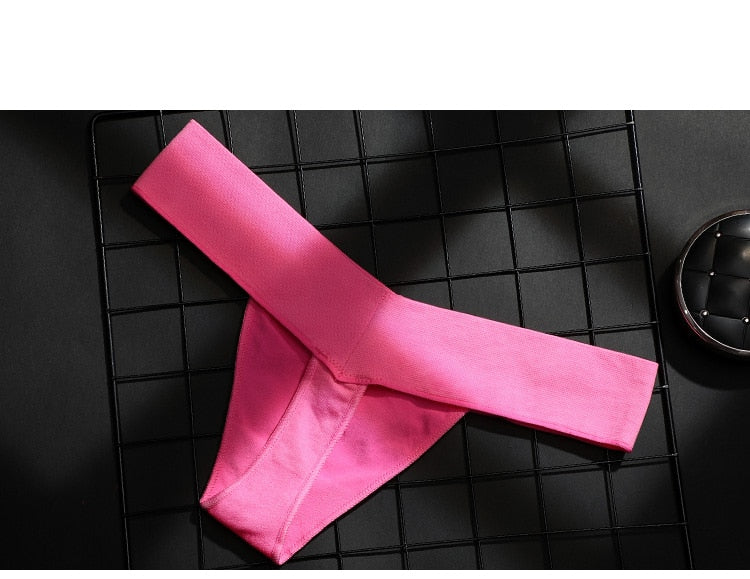 3 Pack Women's Cotton T-Back Panties Set Underwear Seamless Letter Solid Thongs G-String Low Waist Lingerie The Clothing Company Sydney