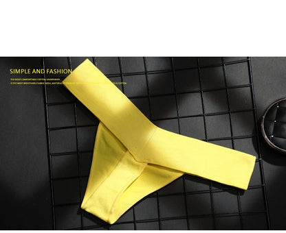 3 Pack Women's Cotton T-Back Panties Set Underwear Seamless Letter Solid Thongs G-String Low Waist Lingerie The Clothing Company Sydney