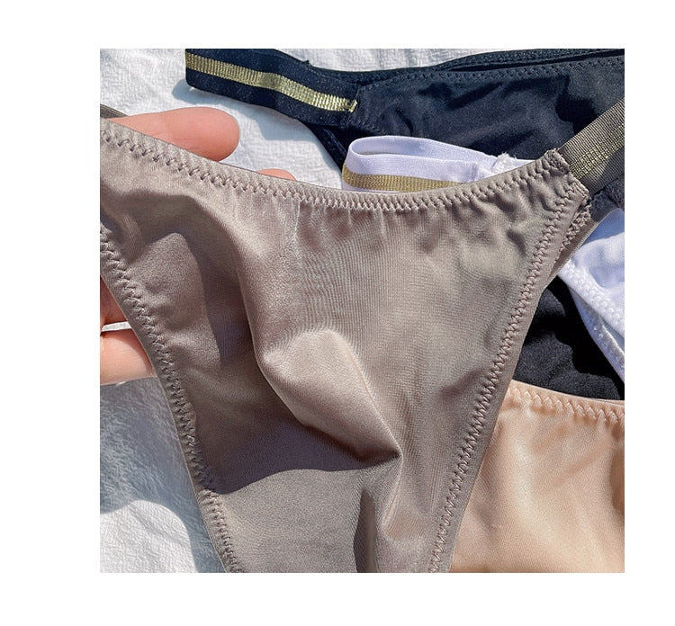 2 piece Silky Feel Thong No Trace Thongs Women Sexy Underwear Panties Ladies Sports Panty Yoga Briefs The Clothing Company Sydney