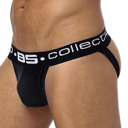 Men's Mesh Jockstrap Underwear G-Strings & Thongs pouch bikini buttocks Hollow thong men underwear The Clothing Company Sydney