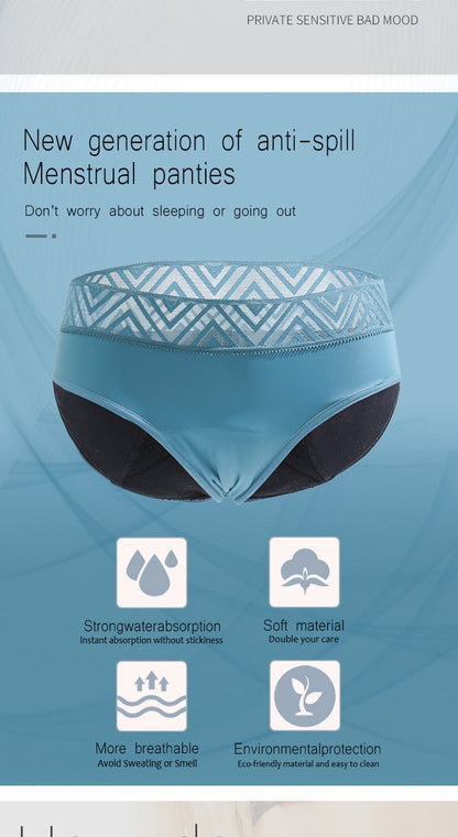 3 colors Leakproof Menstrual Panties Period Breathable Lace Lingerie Physiological Underpants 4 Layer Underwear The Clothing Company Sydney