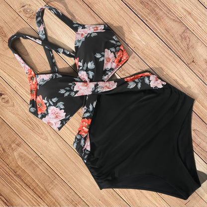 Cut Out One Piece Swimsuit Push Up Swimming Suit Bathing Suit Halter Beachwear Monokini Swimwear The Clothing Company Sydney