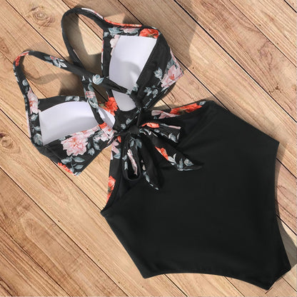 Cut Out One Piece Swimsuit Push Up Swimming Suit Bathing Suit Halter Beachwear Monokini Swimwear The Clothing Company Sydney