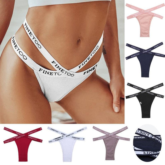 2 Pack Summer Brazilian Panties for Women Low Rise Cotton Panties Front Cross Underwear Breathable Lingerie Briefs The Clothing Company Sydney