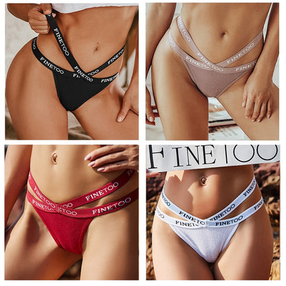 2 Pack Summer Brazilian Panties for Women Low Rise Cotton Panties Front Cross Underwear Breathable Lingerie Briefs The Clothing Company Sydney