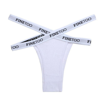 2 Pack Summer Brazilian Panties for Women Low Rise Cotton Panties Front Cross Underwear Breathable Lingerie Briefs The Clothing Company Sydney