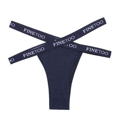 2 Pack Summer Brazilian Panties for Women Low Rise Cotton Panties Front Cross Underwear Breathable Lingerie Briefs The Clothing Company Sydney