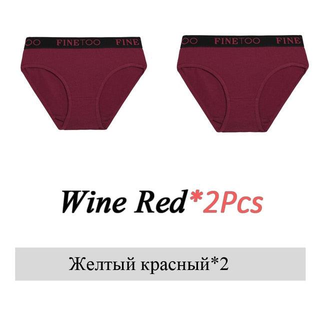 2 Pack Cotton Seamless Briefs Comfortable Solid Color Panties Low Waist Breathable Intimates Underpants Underwear The Clothing Company Sydney