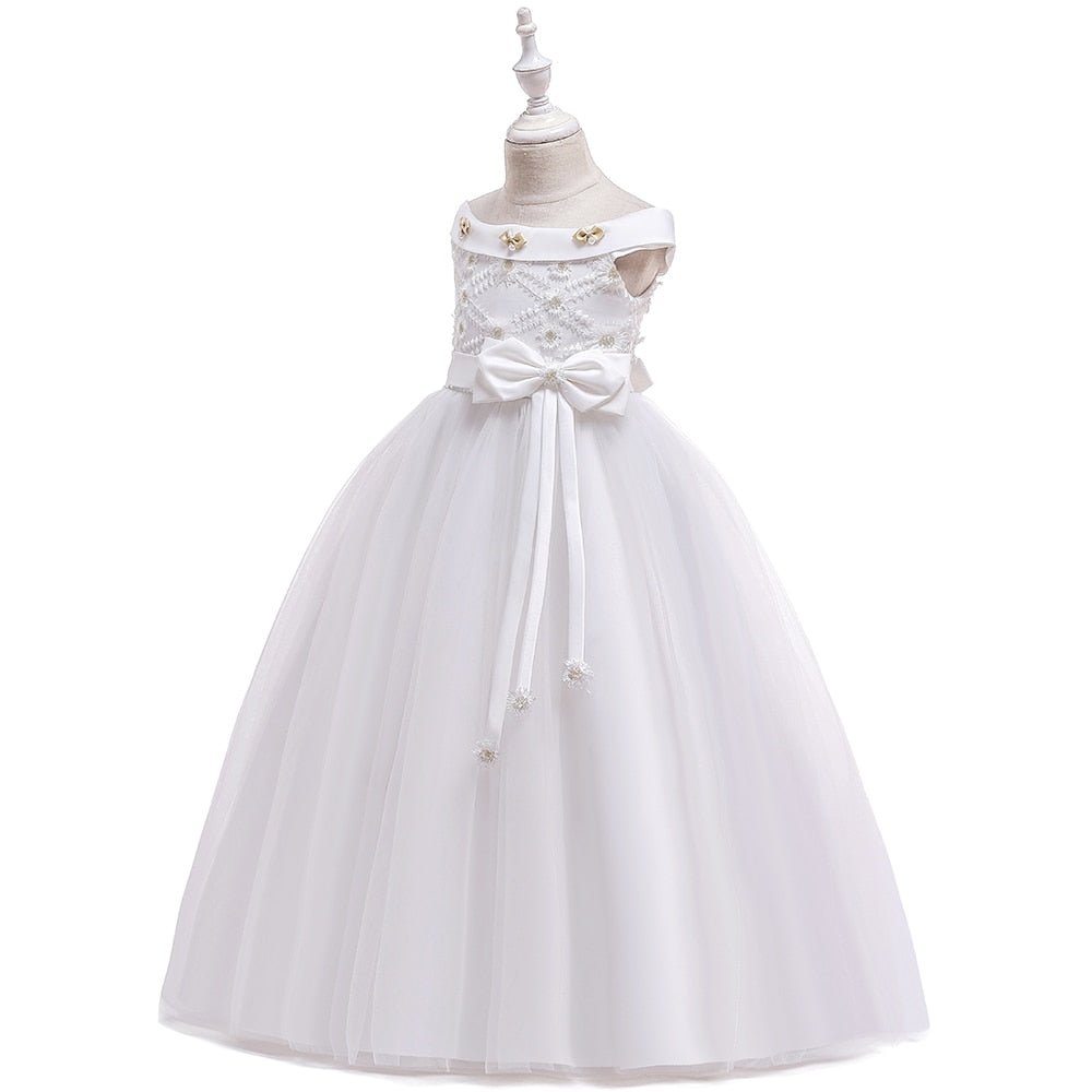 Summer Girls Long Bridesmaid Kids Dresses For Girls Children Princess Flower Girl Party Wedding Dress The Clothing Company Sydney