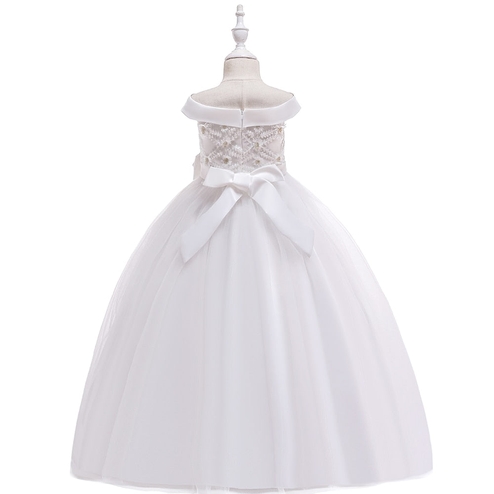 Summer Girls Long Bridesmaid Kids Dresses For Girls Children Princess Flower Girl Party Wedding Dress The Clothing Company Sydney