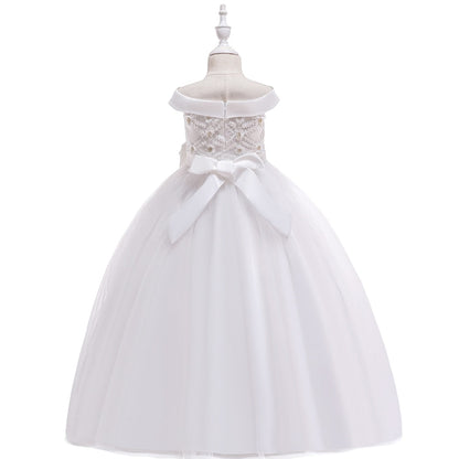 Summer Girls Long Bridesmaid Kids Dresses For Girls Children Princess Flower Girl Party Wedding Dress The Clothing Company Sydney