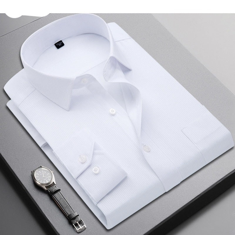 Boutique Men Clothing Business Casual Striped Plaid Regular Fit Men's Dress Shirt The Clothing Company Sydney