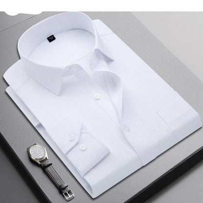 Boutique Men Clothing Business Casual Striped Plaid Regular Fit Men's Dress Shirt The Clothing Company Sydney