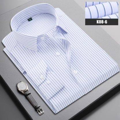 Boutique Men Clothing Business Casual Striped Plaid Regular Fit Men's Dress Shirt The Clothing Company Sydney