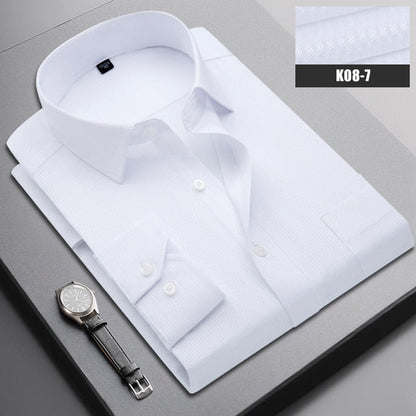 Boutique Men Clothing Business Casual Striped Plaid Regular Fit Men's Dress Shirt The Clothing Company Sydney