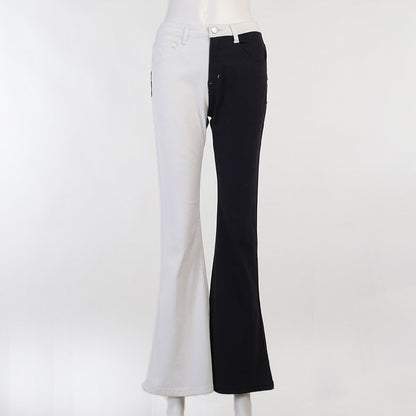 Flare Jeans Embroidery Trousers Y2K Casual Streetwear Denim Fashion Vintage  Patchwork Pants The Clothing Company Sydney