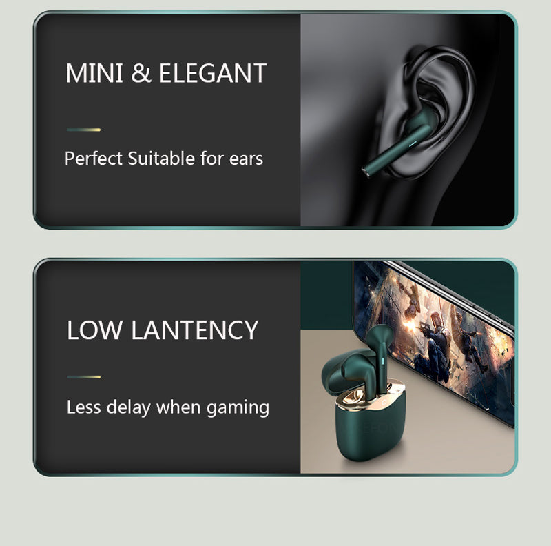 Bluetooth 5.1 Headphones Stereo True Wireless Earphone Earbuds In Ear Handsfree & Mic Earphone Ear Buds For Mobile Phone The Clothing Company Sydney