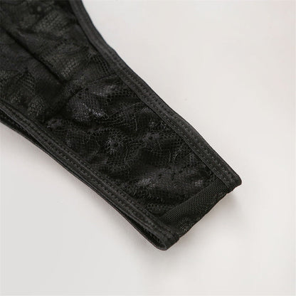 2 Piece Underwear Lingerie Underwired Bra Brief Sets Hollow Out Transparent Lace Women's Underwear Set The Clothing Company Sydney