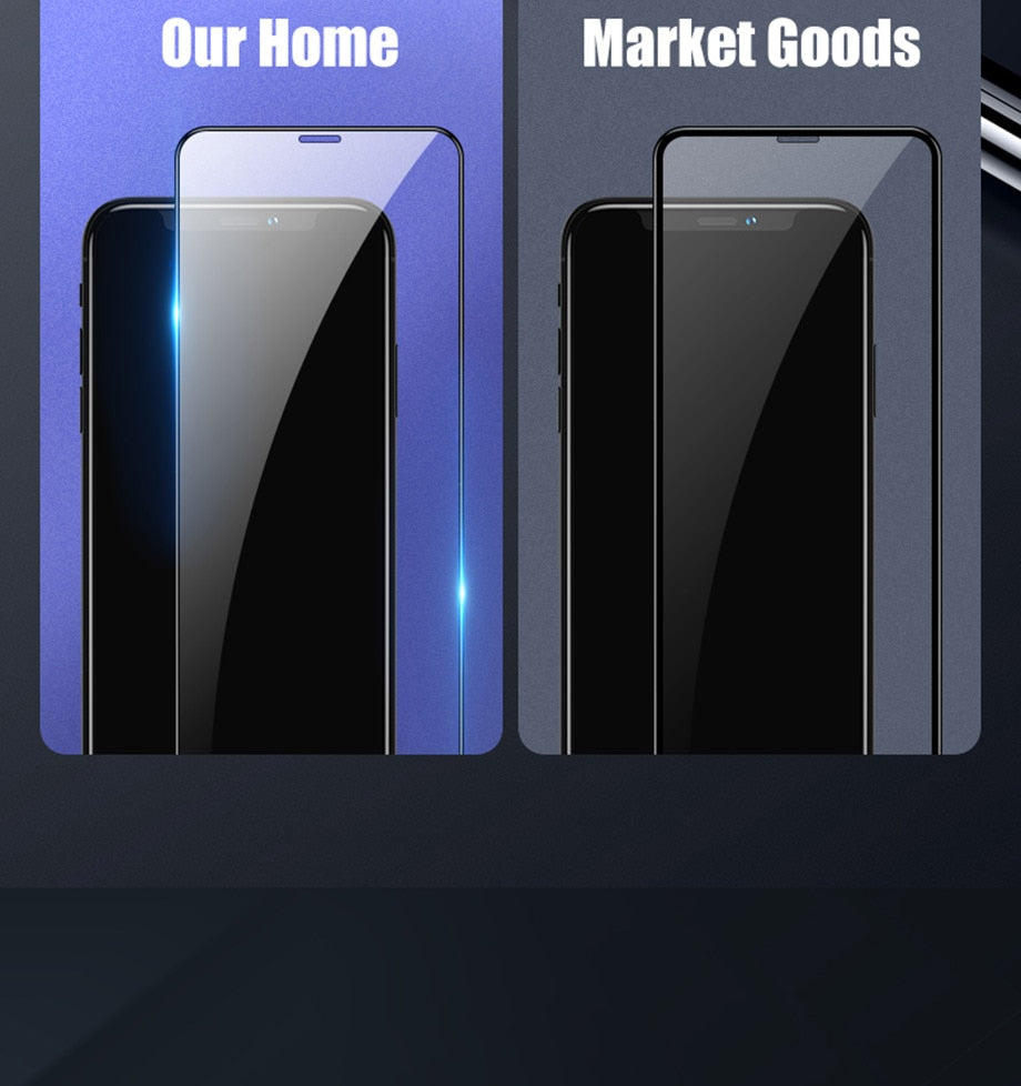 4 pack Full Cover Tempered Glass For iPhone 11 12 13 Pro Max Screen Protector For iPhone Xs Max XR 6 7 8 Anti-Spy Protective Glass The Clothing Company Sydney