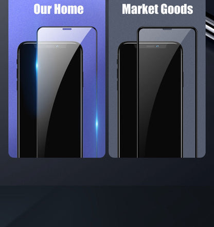 4 pack Full Cover Tempered Glass For iPhone 11 12 13 Pro Max Screen Protector For iPhone Xs Max XR 6 7 8 Anti-Spy Protective Glass The Clothing Company Sydney