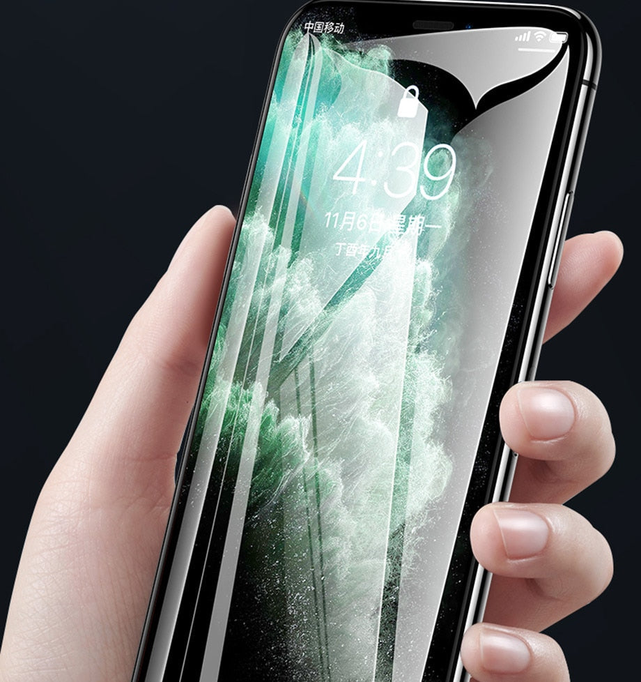 4 pack Full Cover Tempered Glass For iPhone 11 12 13 Pro Max Screen Protector For iPhone Xs Max XR 6 7 8 Anti-Spy Protective Glass The Clothing Company Sydney