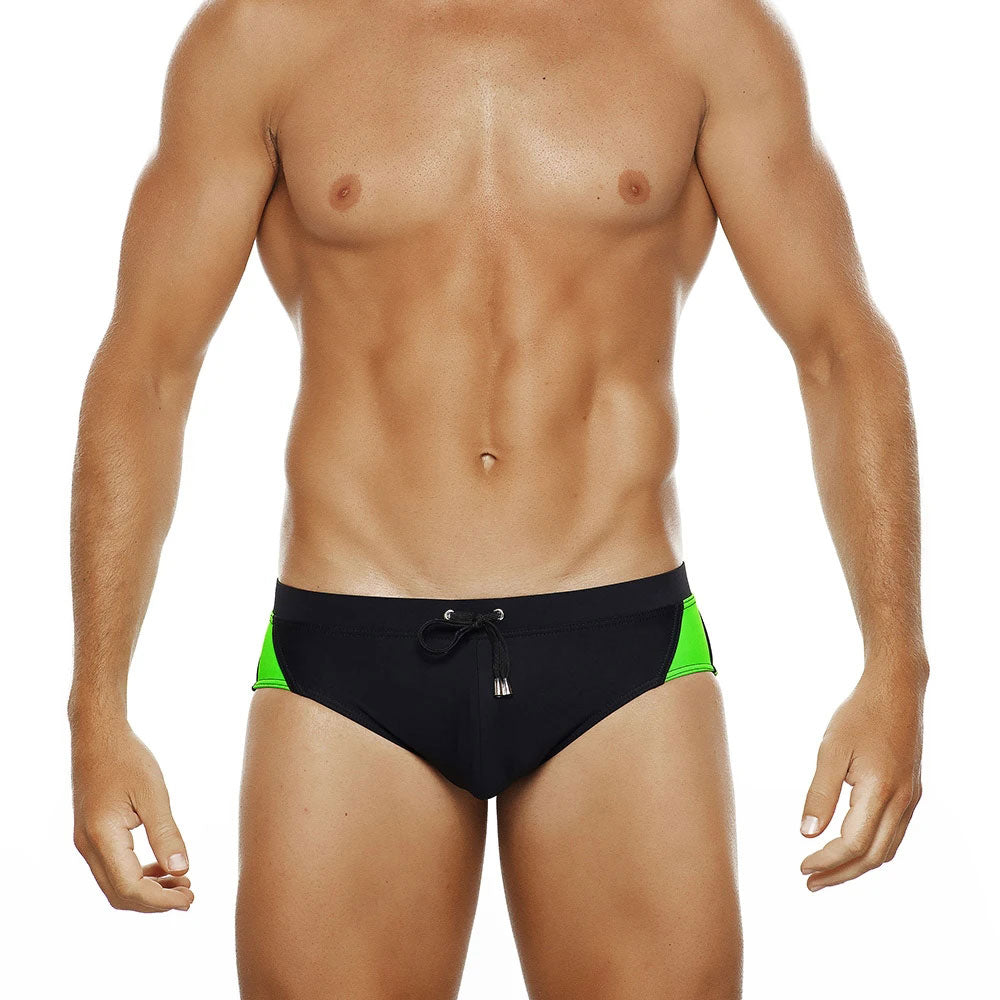 Push-Up Pad Enlarge Pouch Gay Swimwear Colorful Padded Mens Swimming Briefs Swim Surf Beach Shorts Boxers Trunks The Clothing Company Sydney