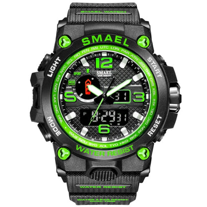 50M Water Resitant Clock Alarm 1545D Dual Display Wristwatch Quartz Military Watch Sport New Mens Watch The Clothing Company Sydney