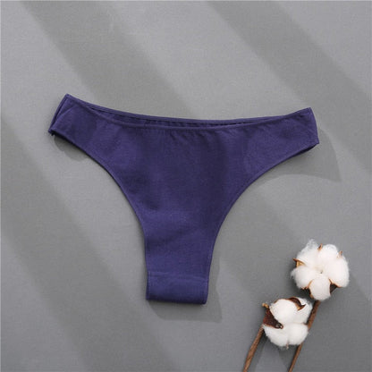 Cotton Mix Women's Panties Comfortable Underwear Low Waist Solid Color Briefs Plus Size Panty Lingerie The Clothing Company Sydney