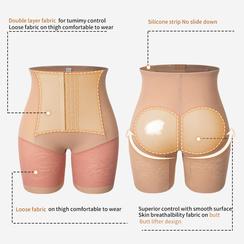 High Waist Tummy Control Body Shaper Butt Lifter Thigh Underwear Waist Trainer Shorts Panties Shapewear The Clothing Company Sydney
