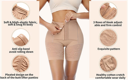 High Waist Tummy Control Body Shaper Butt Lifter Thigh Underwear Waist Trainer Shorts Panties Shapewear The Clothing Company Sydney