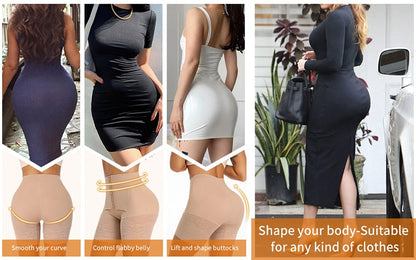 High Waist Tummy Control Body Shaper Butt Lifter Thigh Underwear Waist Trainer Shorts Panties Shapewear The Clothing Company Sydney