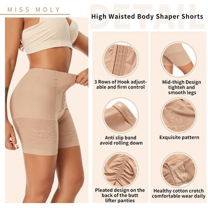 High Waist Tummy Control Body Shaper Butt Lifter Thigh Underwear Waist Trainer Shorts Panties Shapewear The Clothing Company Sydney
