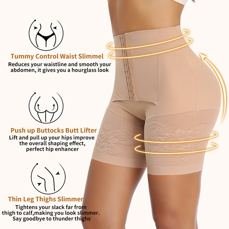 High Waist Tummy Control Body Shaper Butt Lifter Thigh Underwear Waist Trainer Shorts Panties Shapewear The Clothing Company Sydney