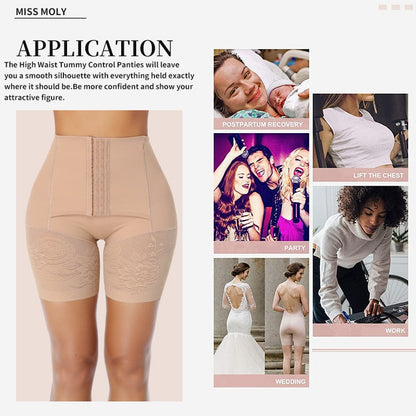 High Waist Tummy Control Body Shaper Butt Lifter Thigh Underwear Waist Trainer Shorts Panties Shapewear The Clothing Company Sydney