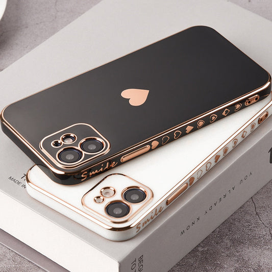 Solid Plating Lens Protection Phone Case For iPhone 12 11 Pro Max X XR XS Max 8  13 Pro Max Soft Cover Case The Clothing Company Sydney