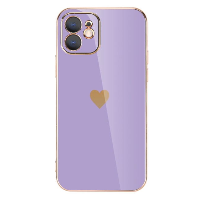 Solid Plating Lens Protection Phone Case For iPhone 12 11 Pro Max X XR XS Max 8  13 Pro Max Soft Cover Case The Clothing Company Sydney