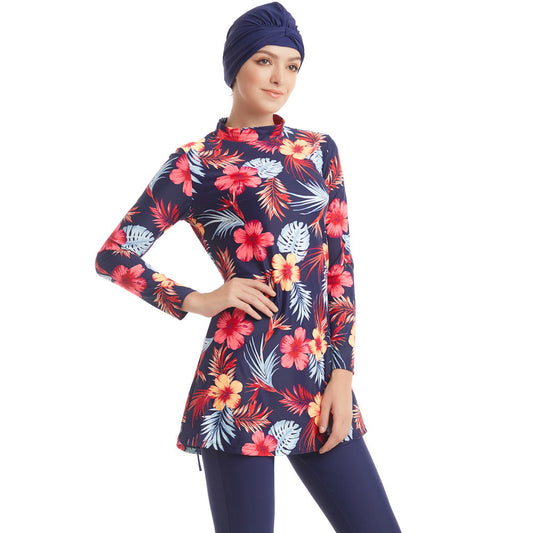 3 Piece Swimwear Swimsuits Plus Size Full Cover Long Sleeve Swimming Suits The Clothing Company Sydney
