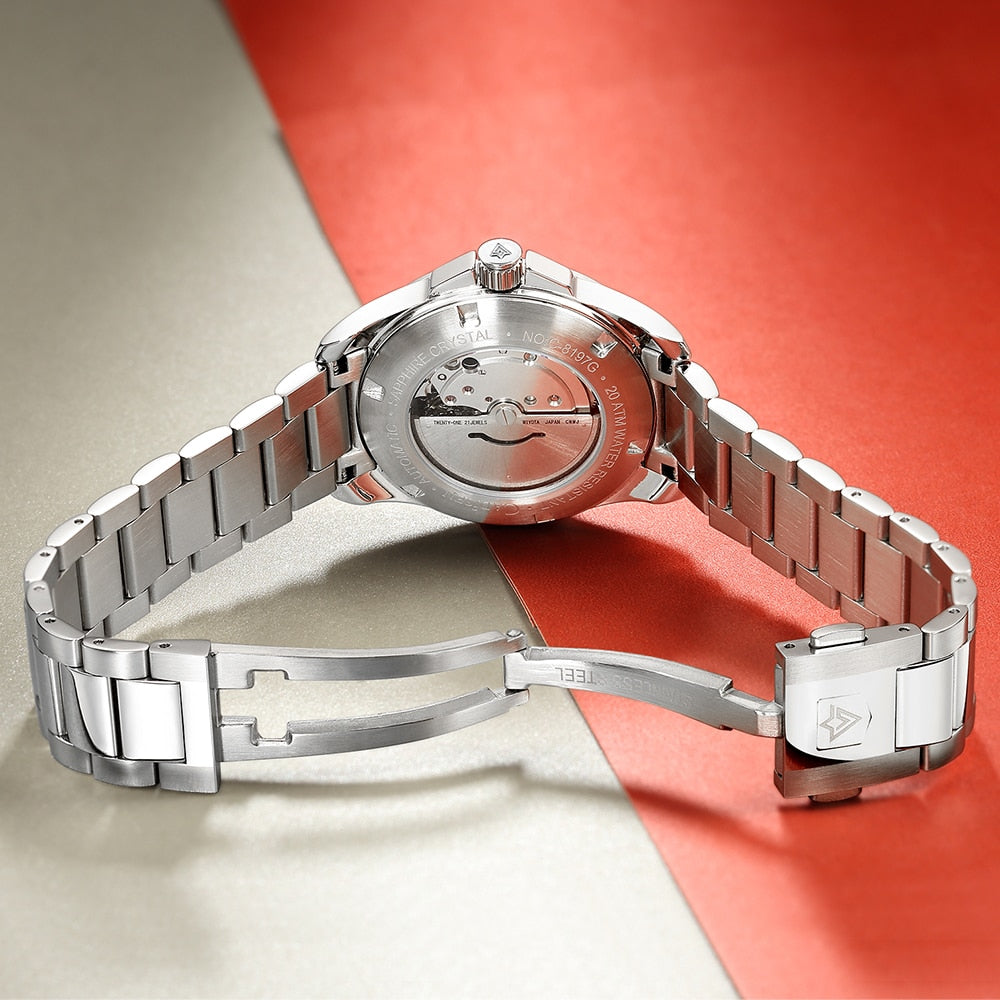 Men's Watches Automatic Mechanical Top Luxury Brand 39mm Classic Watch 200M Water Resistant Wristwatch The Clothing Company Sydney