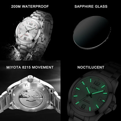 Men's Watches Automatic Mechanical Top Luxury Brand 39mm Classic Watch 200M Water Resistant Wristwatch The Clothing Company Sydney